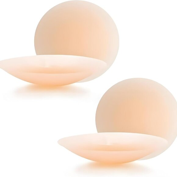 Women Silicone Adhesive Invisible Sticky Bra Reusable Backless Strapless - Picture 1 of 7